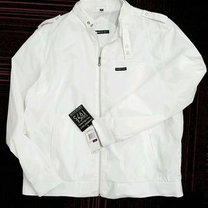 Members Only all white jacket!